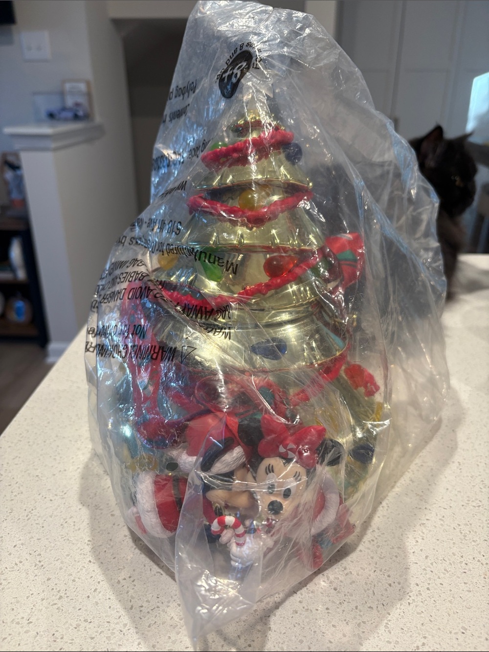 Walt disney world gold Christmas popcorn bucket